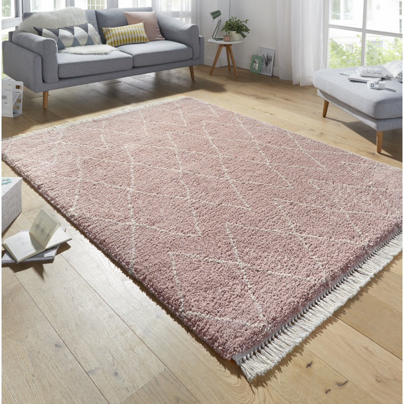 Mint Rugs Desire Pink/Cream Rug & Reviews Wayfair.co.uk